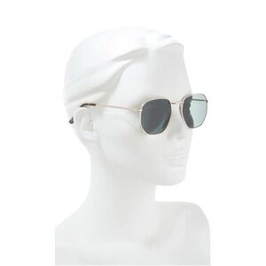 Gradient Round UV Protection Gold Frame Sunglasses